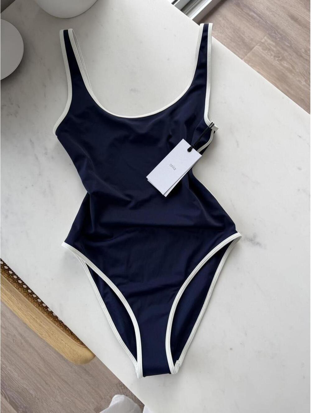 Onia Arya one piece navy swimsuit Size S #swimwear